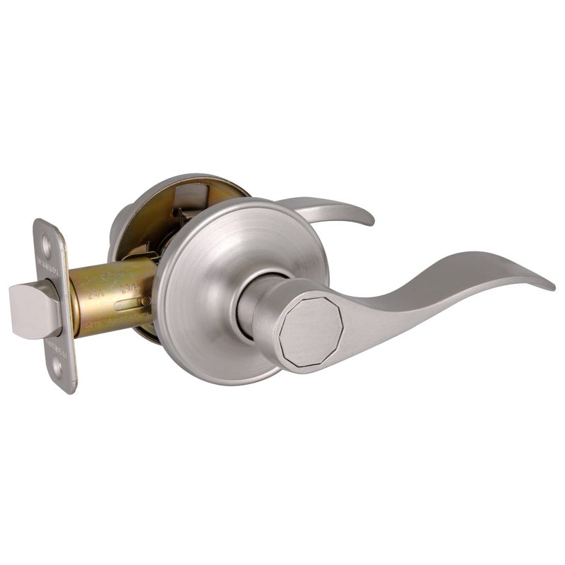 Design House 700484 Springdale Passage Hall and Closet Door Lever Satin Nickel, 1 Count (Pack of 1) - Image 1